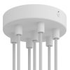 Kovová stropná krytka na luster Ø120mm - so siedmimi otvormi
