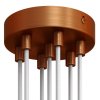 Kovová stropná krytka na luster Ø120mm - so siedmimi otvormi