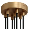Kovová stropná krytka na luster Ø120mm - so siedmimi otvormi