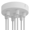 Kovová stropná krytka na luster Ø120mm - so siedmimi otvormi