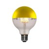 Stmievateľná žiarovka so zrkadlovým vrchlíkom E27 Dome Gold - G95 | 7,5W | CRI80