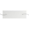 baldachyn barva dvoma zakladny 225mm cierna dibond kovovy oceovy s roseone na satenovy otvormi strop barva 675 x xxl