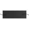 xxl 675 kovovy zakladny dvoma roseone oceovy na satenovy baldachyn s cierna x barva otvormi strop barva dibond 225mm