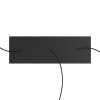 Kovový baldachýn na strop Rose-One XXL 675 x 225mm - s tromi otvormi v rade