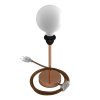 Kovová stolná lampa retro Alzaluce Metal - s úchytom pre tienidlo