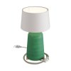 Keramická stolná lampa Bottiglia s tienidlom Athena