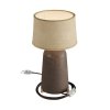 Keramická stolná lampa Bottiglia s tienidlom Athena