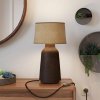 Keramická stolná lampa Bottiglia s tienidlom Athena
