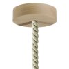 Závesná objímka E27 Wood Natural s XL lanovým káblom 16mm