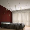 Luster pavúk Spider Metal so siedmimi objímkami E27
