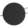 na zakladny roseone barva xxl v tromi svetlo otvormi kovovy zelena rade barva 400mm baldachyn s cierna strop