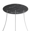 roseone svetlo kovovy rade s barva v barva na zakladny 400mm xxl zelena cierna tromi strop otvormi baldachyn