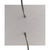 Kovová stropná krytka na luster Rose-One 200x200mm - s dvoma otvormi