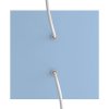 Kovová stropná krytka na luster Rose-One 200x200mm - s dvoma otvormi