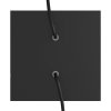 Kovová stropná krytka na luster Rose-One 200x200mm - s dvoma otvormi