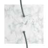 Kovová stropná krytka na luster Rose-One 200x200mm - s dvoma otvormi