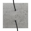 Kovová stropná krytka na luster Rose-One 200x200mm - s dvoma otvormi
