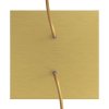 Kovová stropná krytka na luster Rose-One 200x200mm - s dvoma otvormi