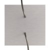Kovová stropná krytka na luster Rose-One 200x200mm - s dvoma otvormi
