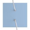 Kovová stropná krytka na luster Rose-One 200x200mm - s dvoma otvormi