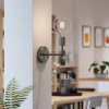 Kovová nástenná lampa s ramenom Fermaluce Metal E27