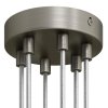 Kovová stropná krytka na luster Ø120mm - so šiestimi otvormi