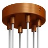 Kovová stropná krytka na luster Ø120mm - so šiestimi otvormi