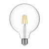 LED žiarovka filament E27 Globe Clear - G125 | 4W | CRI80
