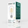 Stmievateľná LED žiarovka E27 Edison Clear - ST64 | 7W | CRI80