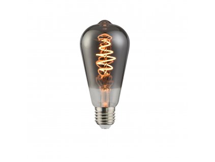 Nordlux LED žárovka Spiral Deco Edison Smokey 4,5W E27 1800K (kouřová) Dekorativní žárovky sklo 2080072747