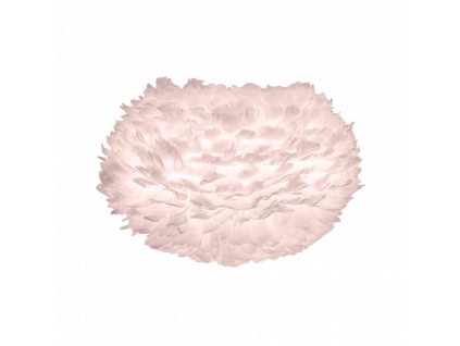UMAGE Eos světle růžová (Ø45cm) růžová husí peří, textil & kov 2300