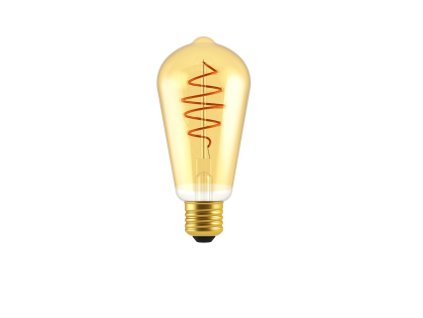 Nordlux LED žárovka Spiral Deco Edison Gold 4,9W E27 2200K (zlatá) Dekorativní žárovky sklo 2080062758