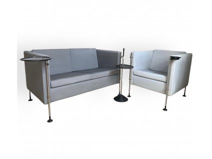 ARFLEX italská dvoumístná sofa, křeslo a variabilní stolek