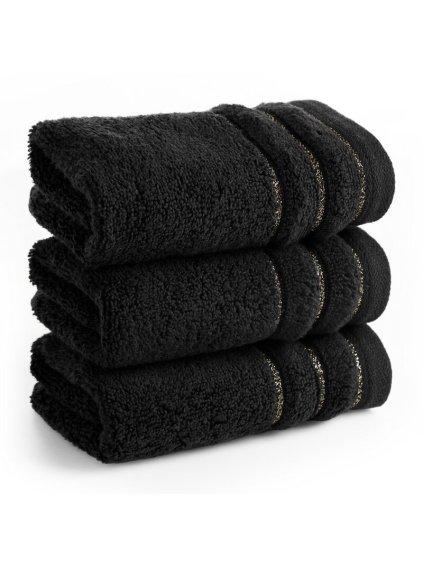 RUČNÍK NADINE (09) černý (Barva černá)