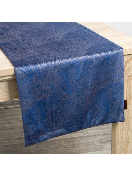 UBRUS GOJA 40 X 140 CM tmavě modrý