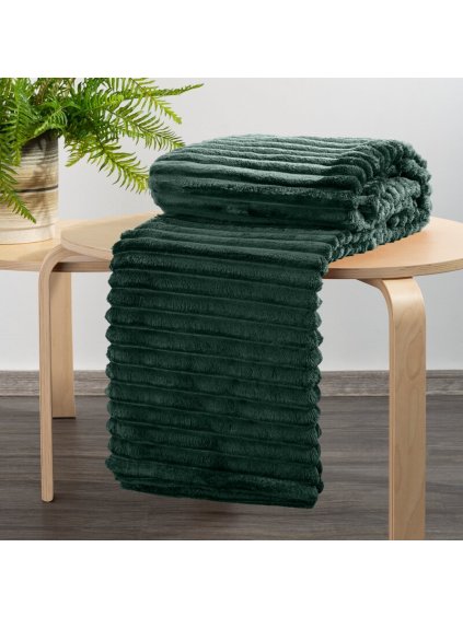 Deka D91 SOFT 200 X 220 CM tmavě zelená