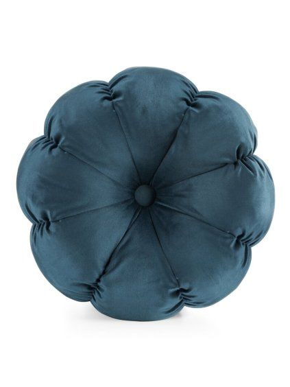 Povlak FLOWER 41 O 37 CM modrý