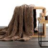 Deka D91 CARO 170 X 210 CM tmavě hnědá