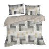 KOMPLET POVLEČENÍ HOME 06 160x200cm + 2x(70x80cm) ocelový