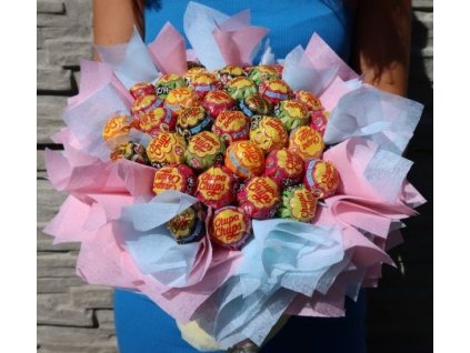 Букет из леденцов.