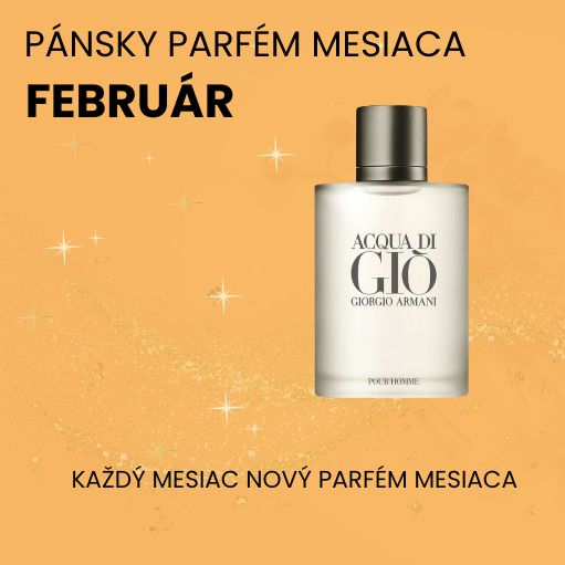PÁNSKY PARFÉM MESIACA FEBRUÁR