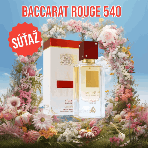 SÚŤAŽ LUXUSNA JAR o BACCARAT ROUGE 540
