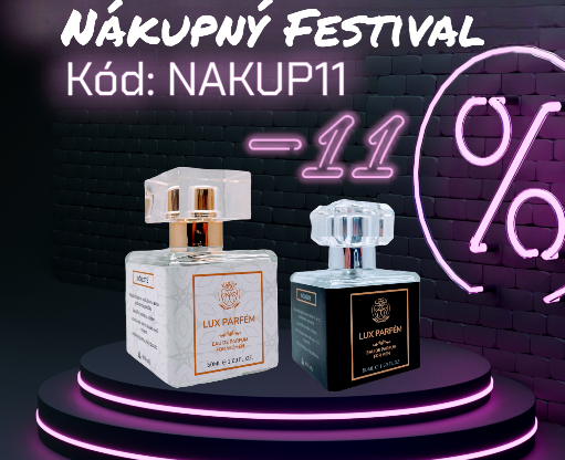 Nákupný Festival 11.11 na Lux Parfem.sk