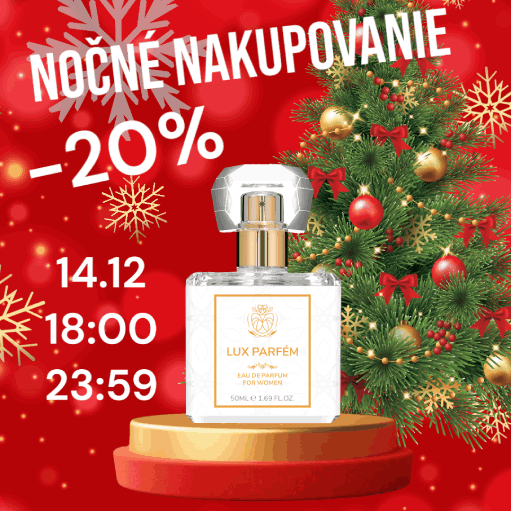 Nočné nakupovanie s Lux Parfémom