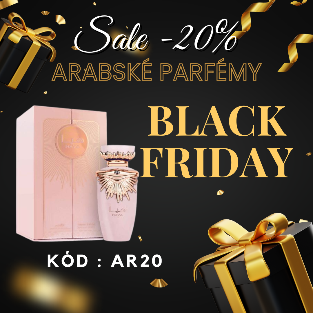 BLACK FRIDAY -20 % NA ARABSKÉ PARFÉMY .