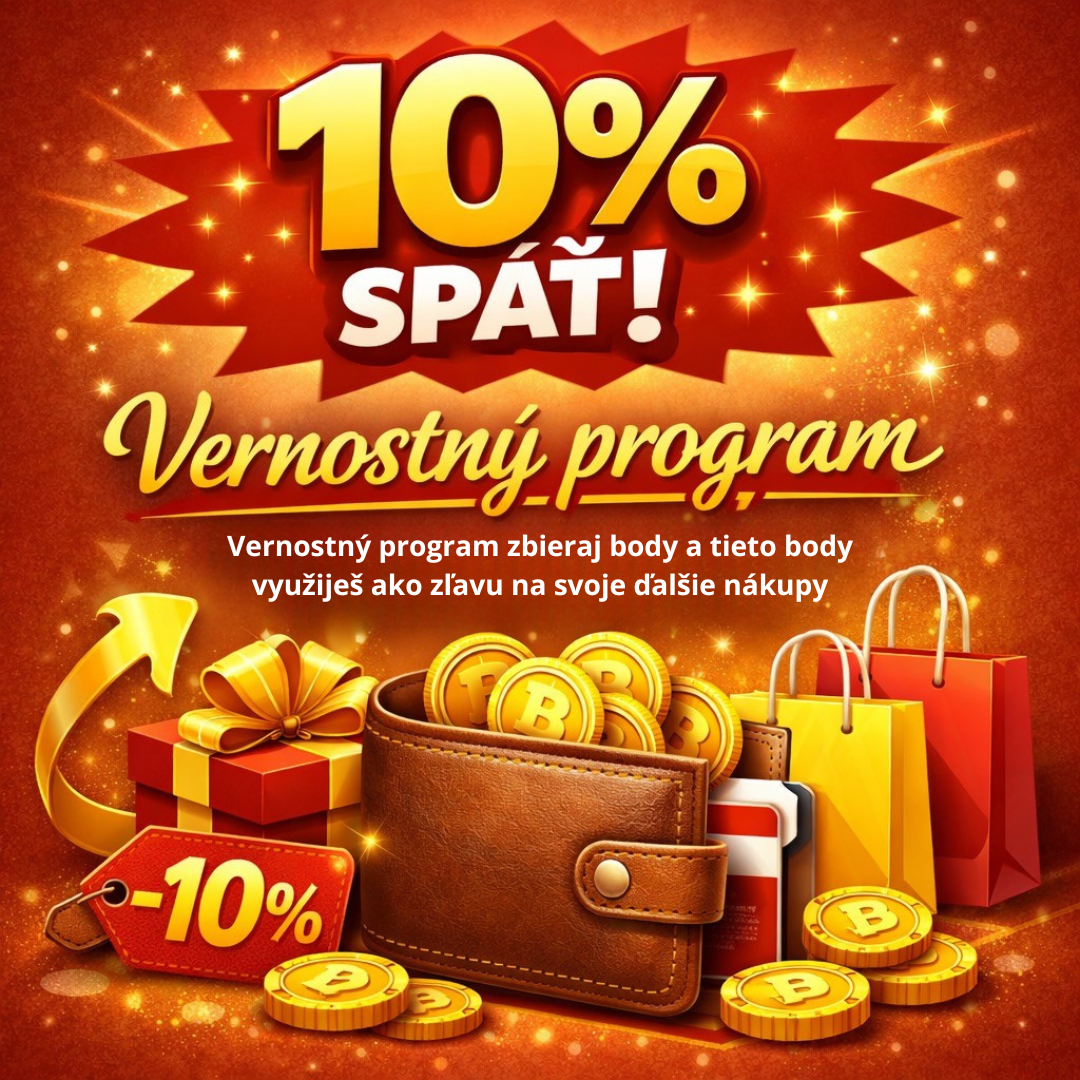 10 % SPÄŤ z každého nákupu!