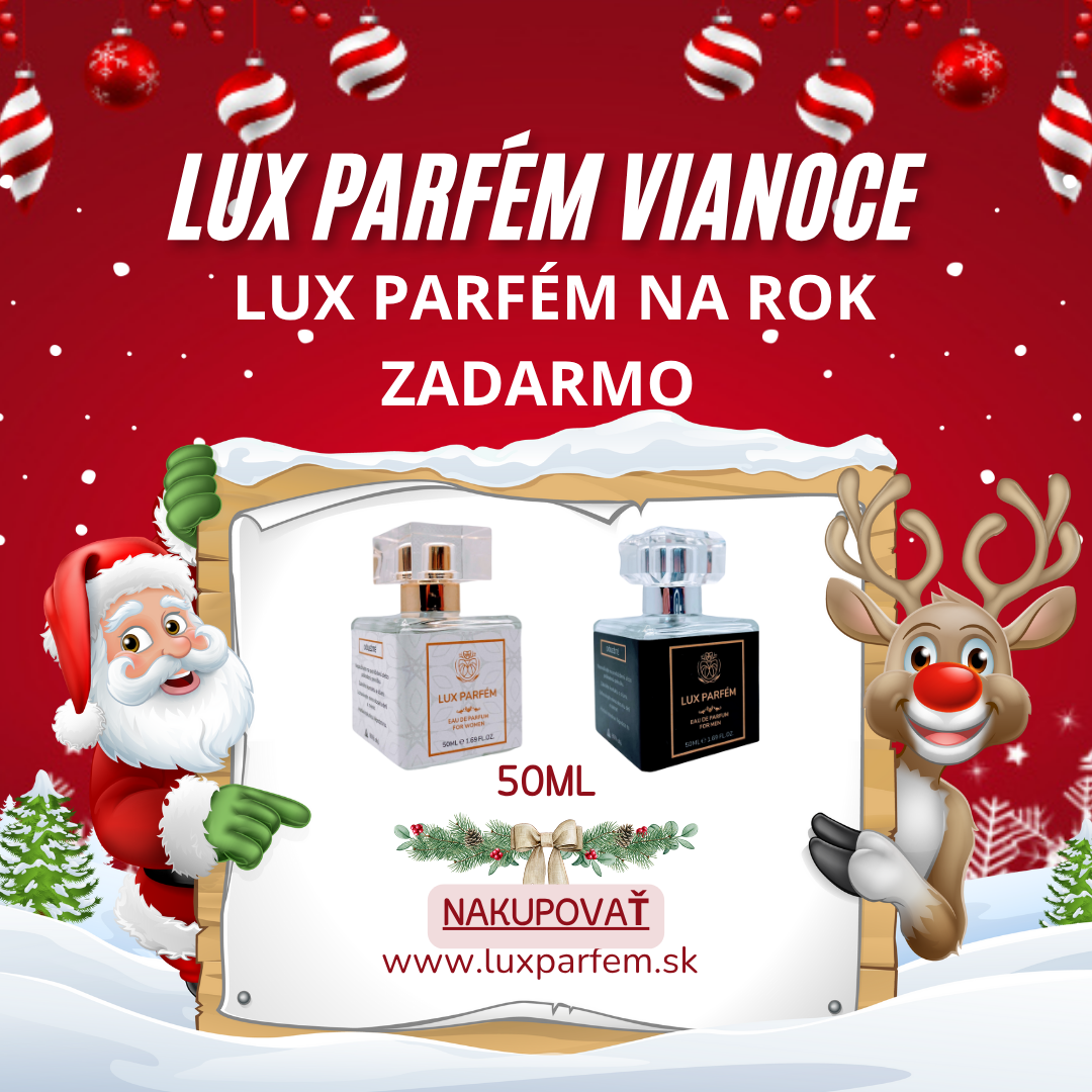 LUX PARFÉM NA CELÝ ROK ZADARMO!