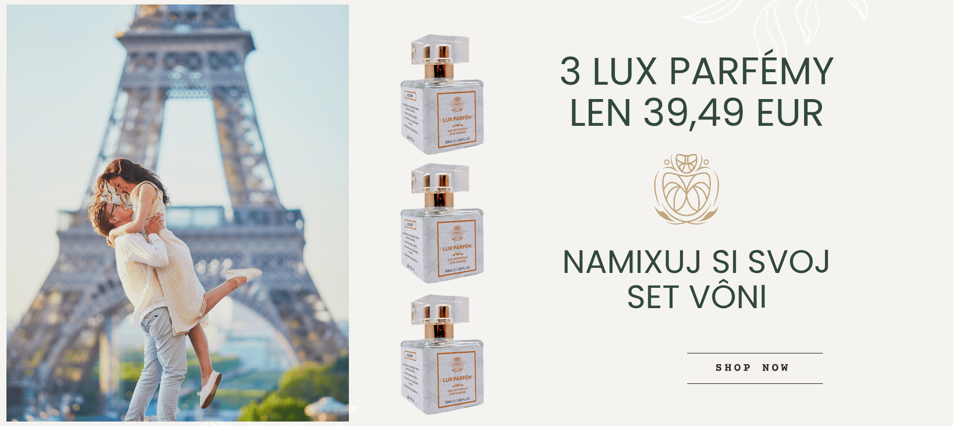 3 parfémy za super cenu 39,49 € Lux Parfém