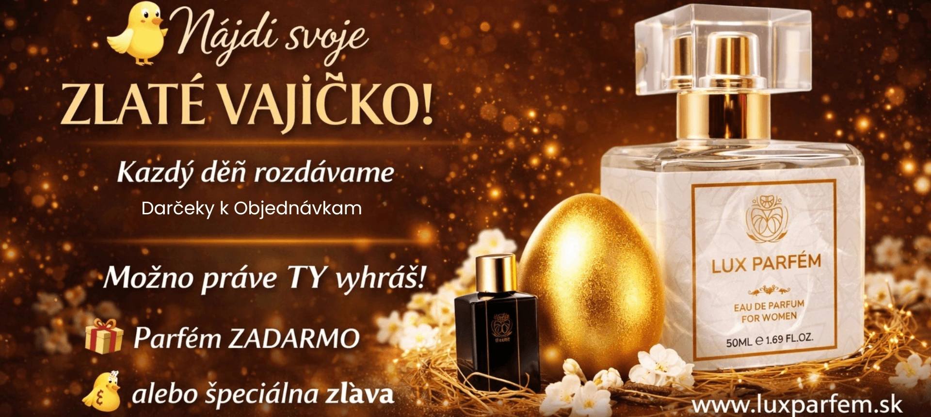 VEĽKONOČNÁ AKCIA ŠTARTUJE! Nájdi svoje ZLATÉ VAJÍČKO