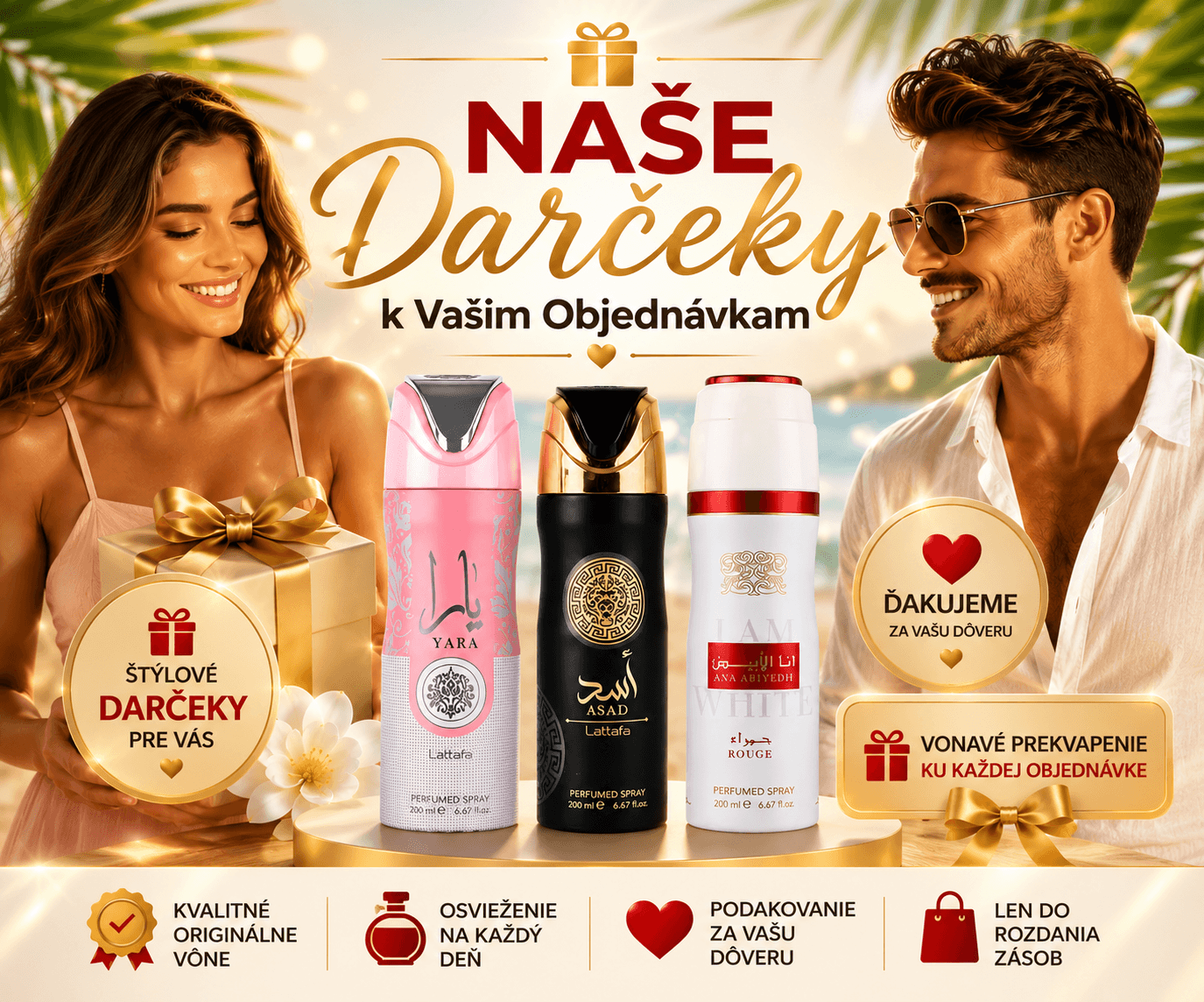 DARČEK K OBJEDNÁVKE – LETNÉ OSVIEŽENIE! Lux Parfem.sk